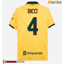 Moške Nogometnih dresov AC Milan Samuele Ricci #4 Tretji 2025-26 Kratki rokavi